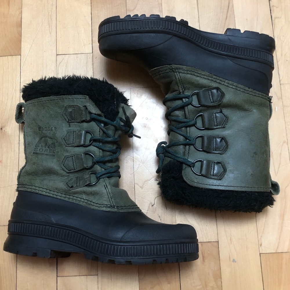 Sorel Women’s Badger Winter Boots Size 6